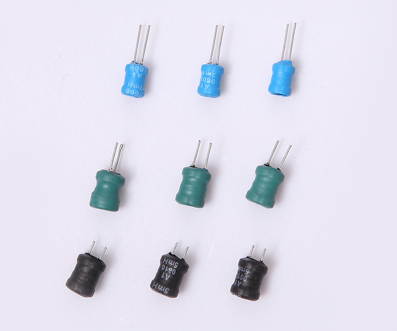 RADIAL TYPE INDUCTOR (VERTICAL), INDUCTOR, HOT SELLING INDUCTOR, WIREWOUND INDUCTOR, COPPER WIRE INDUCTOR, H7H CORE INDUCTOR, MN-ZN CORE INDUCTOR,